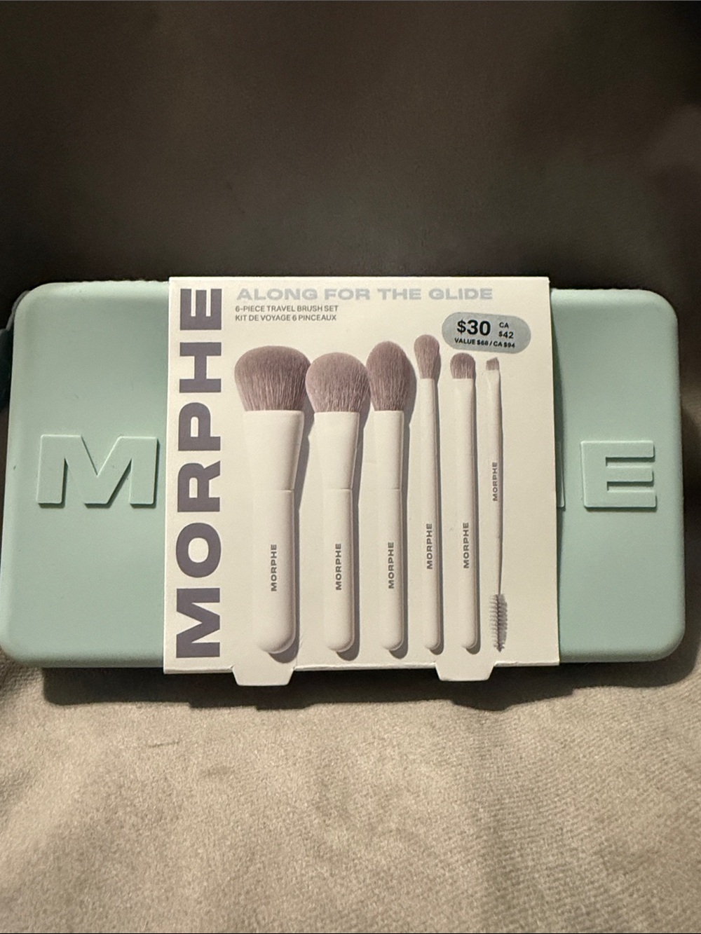 NWT - Morphe Along for the Ride 6-Piece Travel Brush Set